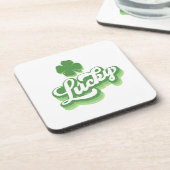 Dessous-de-verre Lucky Shamrock St Patrick's Day Irish (Côté gauche)