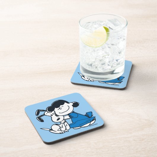 Dessous-de-verre Lucy Hugging Snoopy (Côté Droit)