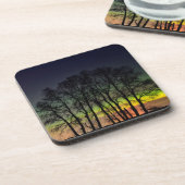 Dessous-de-verre Lumières du Nord | Manitoba Canada Grande Pointe (Côté gauche)