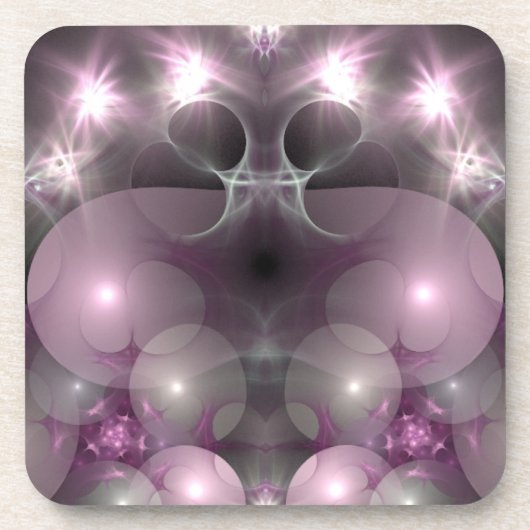 Dessous-de-verre Lumières rose et lavande (Devant)