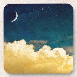 Dessous-de-verre Lune et Cloudscape
