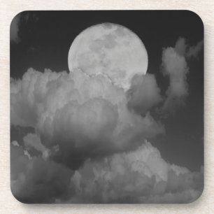 Dessous-de-verre Lune et nuages sur le Kansas