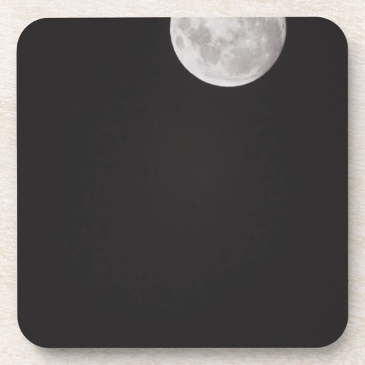 Dessous-de-verre Lune infrarouge. (Devant)