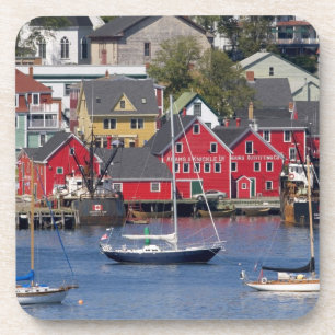 Dessous-de-verre Lunenberg, Nouvelle-Écosse, Canada. 3