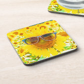 Dessous-de-verre Lunettes de soleil Tournesol Chic (Côté gauche)