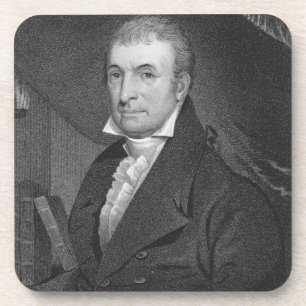 Dessous-de-verre Luther Martin, gravée par William A. Wilmer (c.18