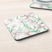 Dessous-de-verre Lys blancs (Côté gauche)