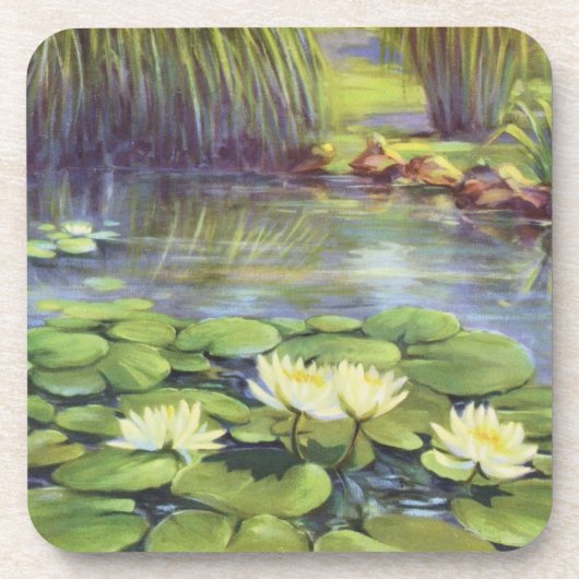 Dessous-de-verre Lys d'eau par Cargill, 1937 (Devant)