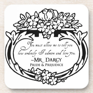 Dessous-de-verre M. Darcy Loves et admire