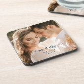 Dessous-de-verre M. et Mme Couple de Mariés (Côté gauche)