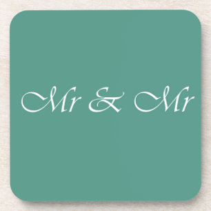 Dessous-de-verre M. & M. Typographie
