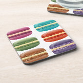 Dessous-de-verre macarons arc-en-ciel (Côté gauche)