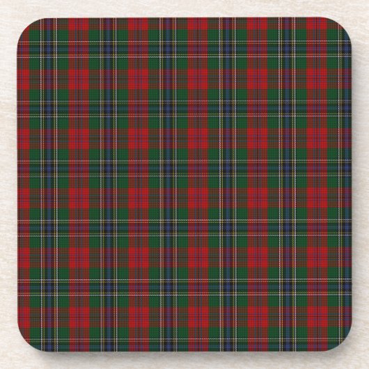 Dessous-de-verre MacLean/tartan de famille clan de McLean (Devant)