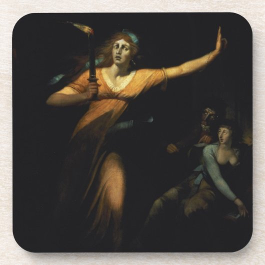 Dessous-de-verre Madame Macbeth Sleepwalking, 1783 (huile sur la (Devant)