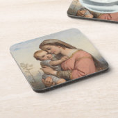 Dessous-de-verre Madone et Enfant (Côté gauche)