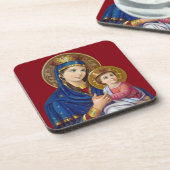 Dessous-de-verre Madone et Enfant (Côté gauche)