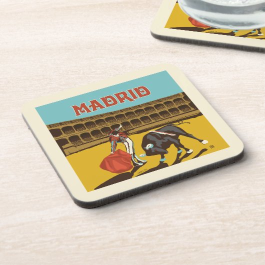 Dessous-de-verre Madrid, Espagne (Côté gauche)