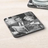 Dessous-de-verre Magazine de lecture de couples (Côté gauche)