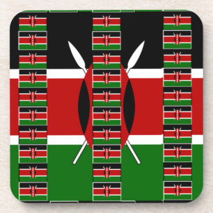 Dessous-de-verre 🇰🇪 Magical Kenya : Cadre d'Unité et de Fierté