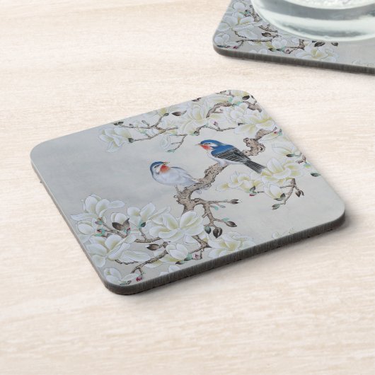 Dessous-de-verre Magnolia blanche (Côté gauche)