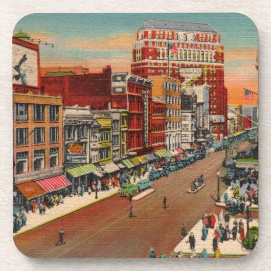 Dessous-de-verre Main Street - Buffalo, NY Vintage (Devant)