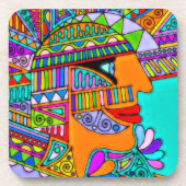 Dessous-de-verre Main tirée par EDDArt - Pharaon 1 (Devant)