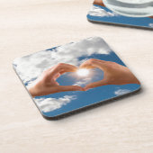 Dessous-de-verre Mains d'amour (Côté gauche)