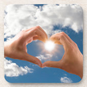 Dessous-de-verre Mains d'amour (Devant)