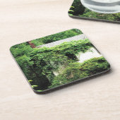 Dessous-de-verre Maison Blanche abandonnée dans les bois (Côté gauche)