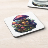 Dessous-de-verre Maison de champignons magiques (Côté gauche)