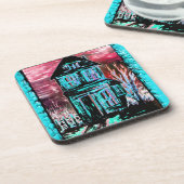 Dessous-de-verre Maison d'invitation (Côté gauche)