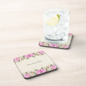 Dessous-de-verre Maison Douce Maison & Belles Fleurs Roses (Côté Droit)