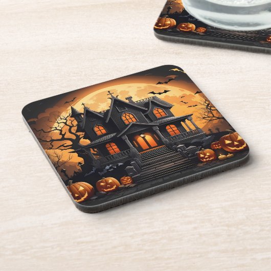 Dessous-de-verre Maison hantée (Côté gauche)