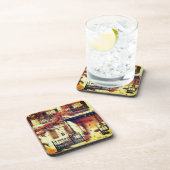 Dessous-de-verre Maison magique d'automne Beverage Coaster (Côté Droit)