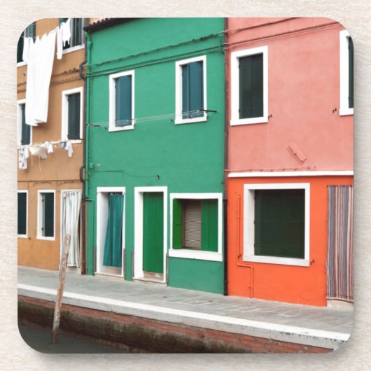 Dessous-de-verre Maisons sur le front de mer (Devant)