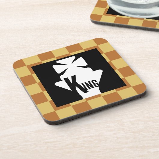 DESSOUS-DE-VERRE MAÎTRE CHESS ORIGINAL BY MASANSER (Côté gauche)