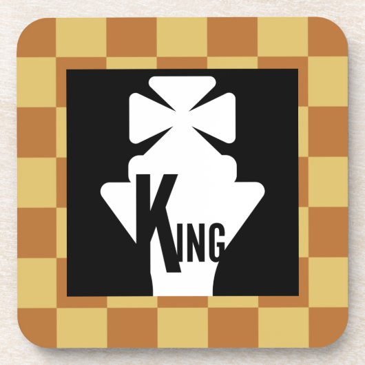 DESSOUS-DE-VERRE MAÎTRE CHESS ORIGINAL BY MASANSER (Devant)