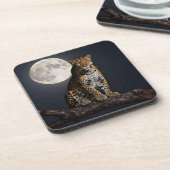 Dessous-de-verre Majestic Leopard and Full Moon (Côté gauche)