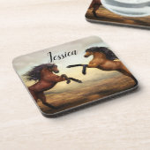 Dessous-de-verre Majestic Stallions (Côté gauche)