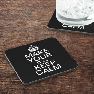 Dessous-de-verre Make Your Own Keep Calm and Carry On Coasters