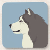 Dessous-de-verre Malamute d'Alaska (Devant)