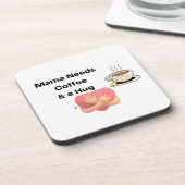 Dessous-de-verre Maman a besoin de café et d'un câlin sur un (Côté gauche)