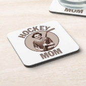 Dessous-de-verre Maman du hockey (Côté gauche)