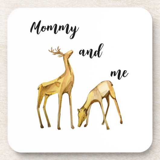 Dessous-de-verre Maman et moi Deer (Devant)