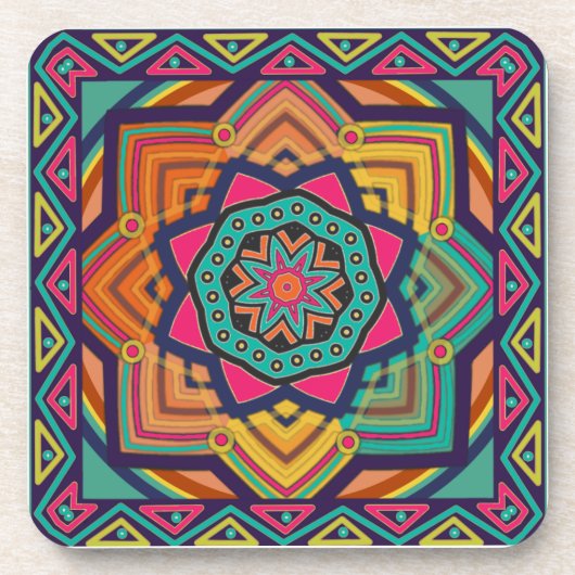 Dessous-de-verre Mandala (Devant)