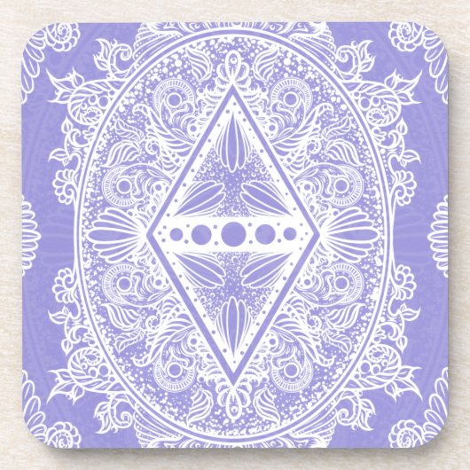 Dessous-de-verre Mandala de diamant céleste (Devant)