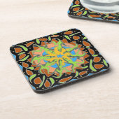 Dessous-de-verre Mandala de lézard (Côté gauche)