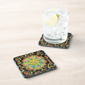 Dessous-de-verre Mandala de lézard (Côté Droit)
