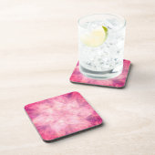Dessous-de-verre Mandala Fleur Rose (Côté Droit)