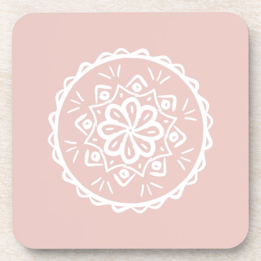 Dessous-de-verre Mandala Mallow (Devant)